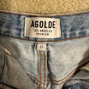 Agolde denim shorts size 27